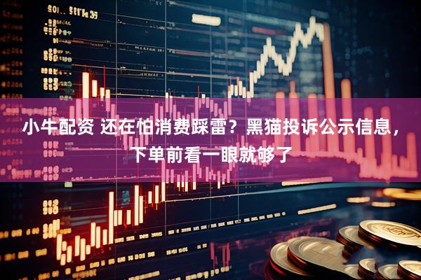 小牛配资 还在怕消费踩雷？黑猫投诉公示信息，下单前看一眼就够了