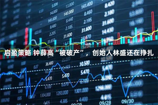 启盈策略 钟薛高“被破产”，创始人林盛还在挣扎