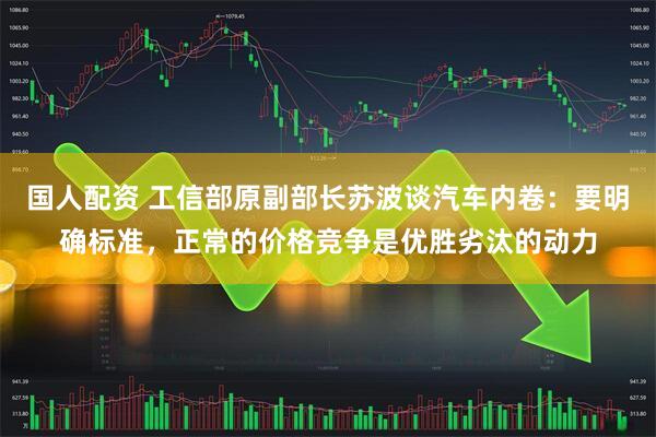 国人配资 工信部原副部长苏波谈汽车内卷：要明确标准，正常的价格竞争是优胜劣汰的动力